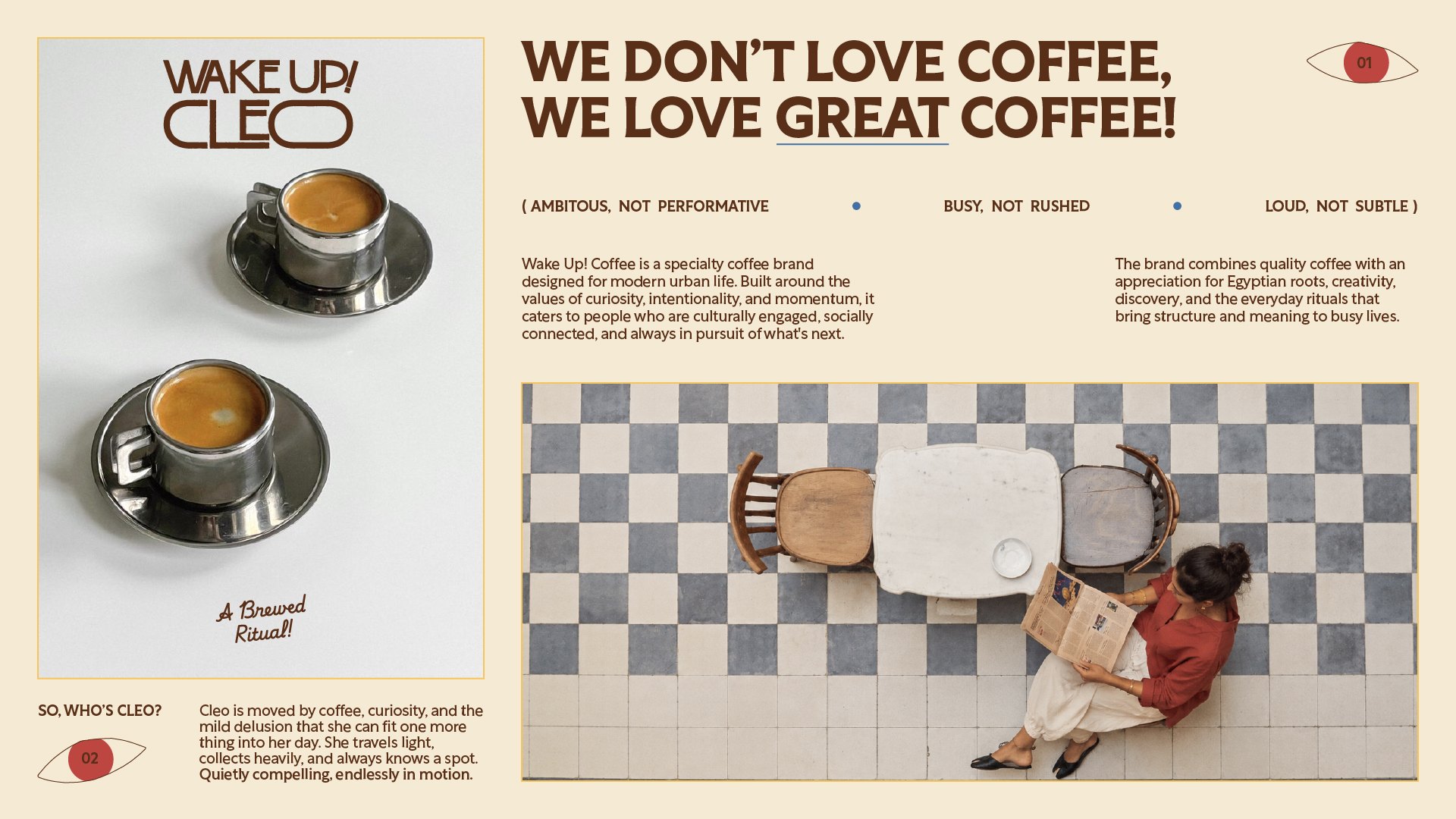 WAKEUP! CLEO — Coffee Shop By the Sage Experience